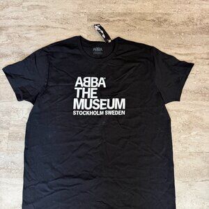 Abba The Museum Stockholm Sweden Official Merch Shirt Large Black Official NWT
